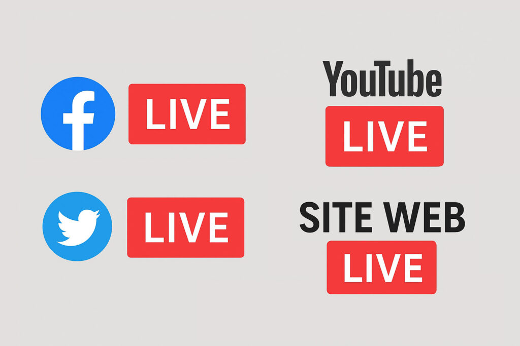 prestataire spécialisé dans le streaming et la diffusion en direct sur wordpress, facebook, twitter et youtube, au cameroun et en afrique centrale